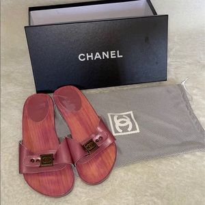 Chanel Mule Rose Sandals